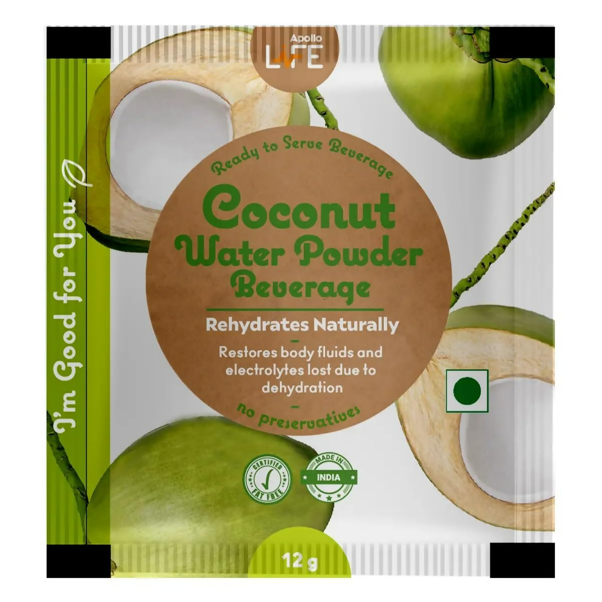 Apollo Life Coconut Water - Sachets