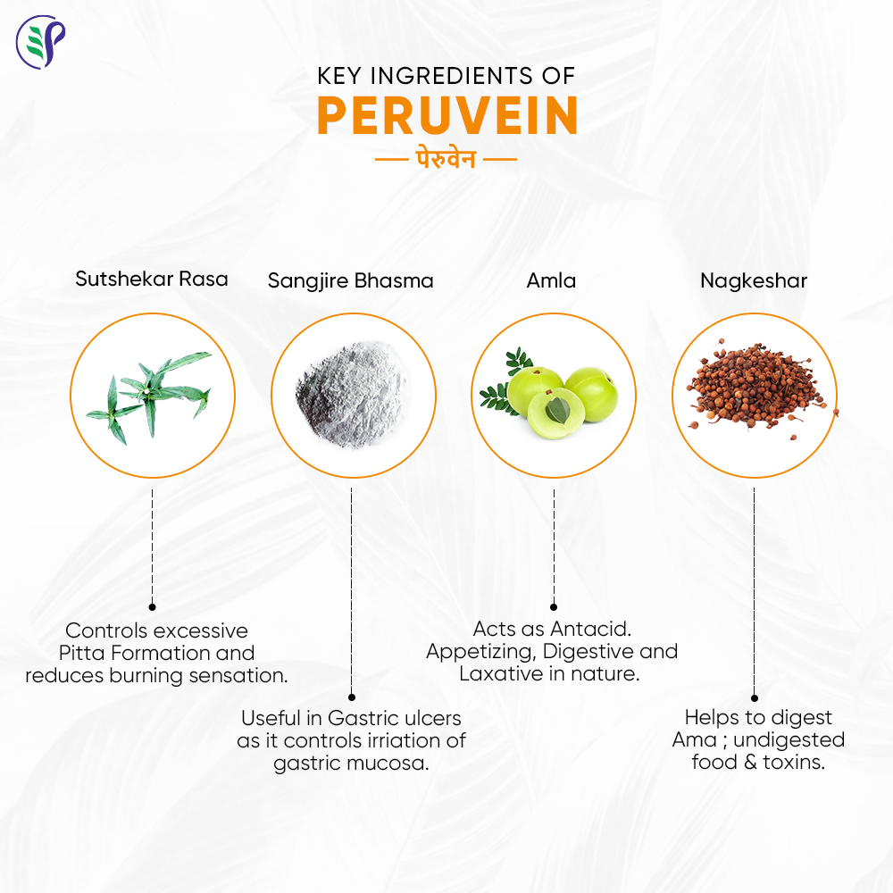 Pathak Ayurvedic Pharmacy Peruvein Tablets