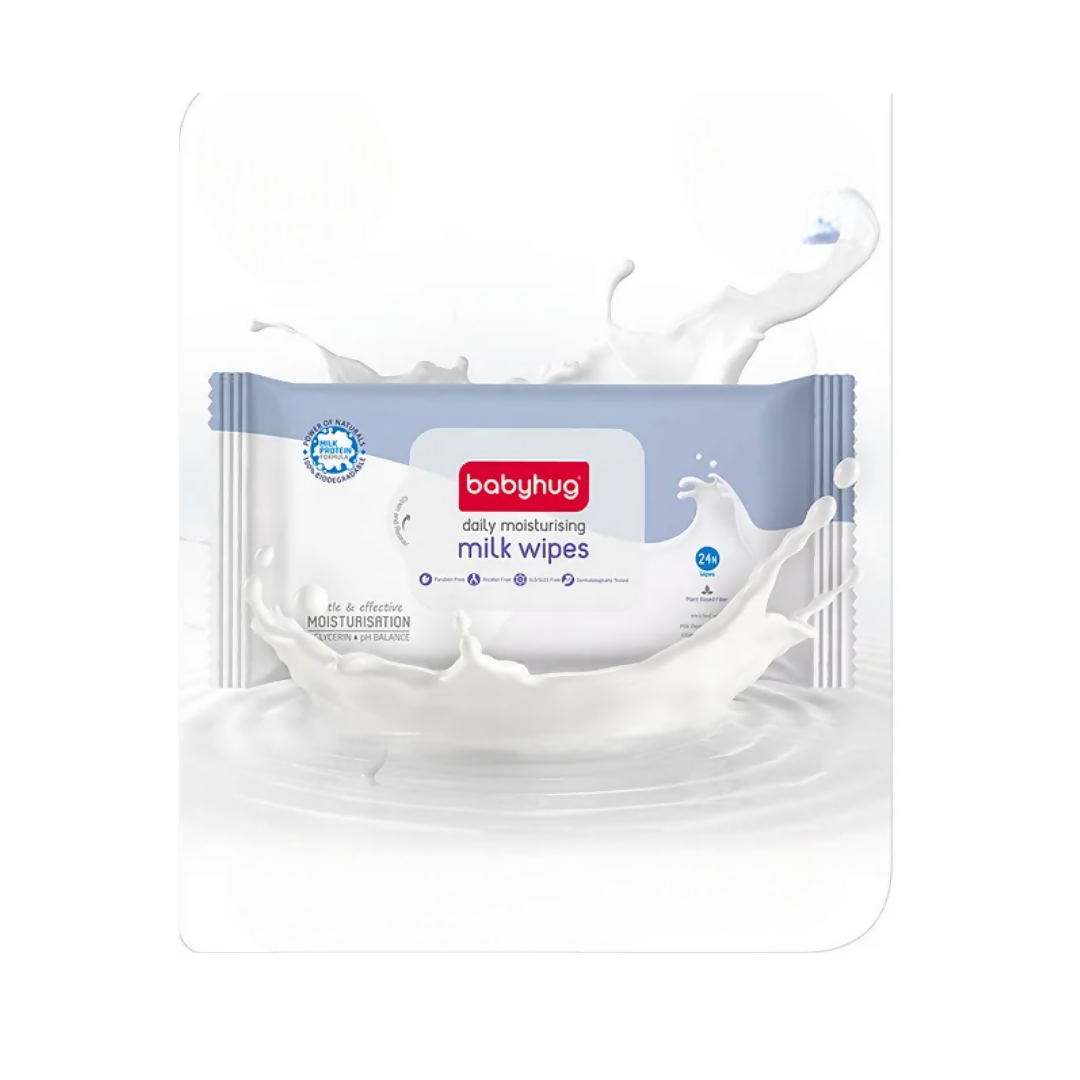 Babyhug Water Daily Moisturising Milk Baby Wet Wipes