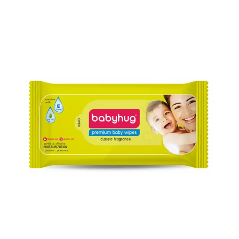 Babyhug Water Baby Wet Wipes with Classic Fragrance