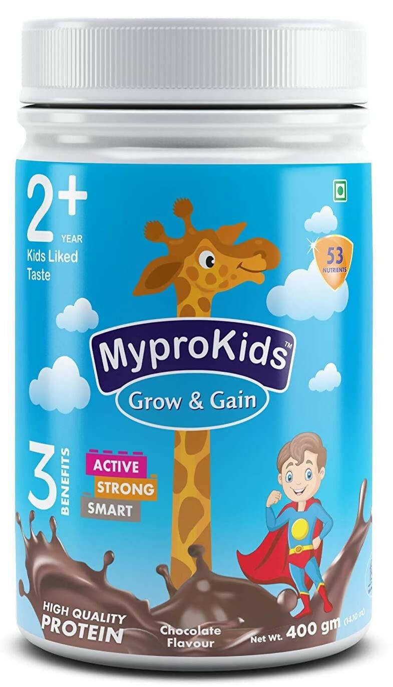 Mypro Sport Nutrition Protein Drink Powder for Kids Grow & Gain, Growing Children - Chocolate Flavor