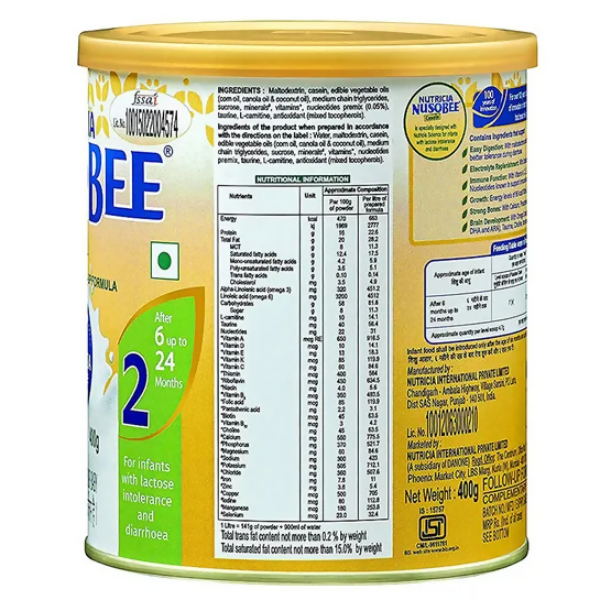 Nutricia Nusobee Casein 2 Infant Formula, Stage 2, 6 to 24 Months