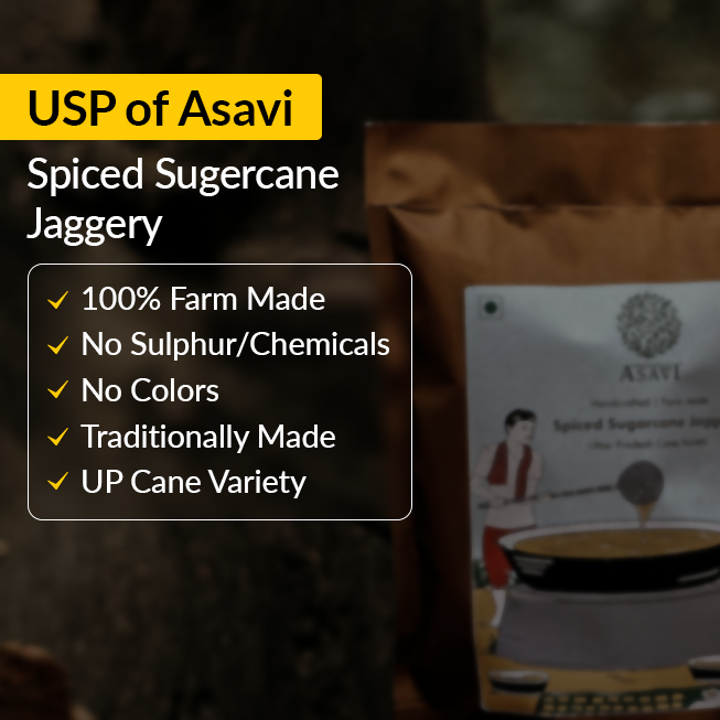 Asavi Handcrafted Spiced Jaggery