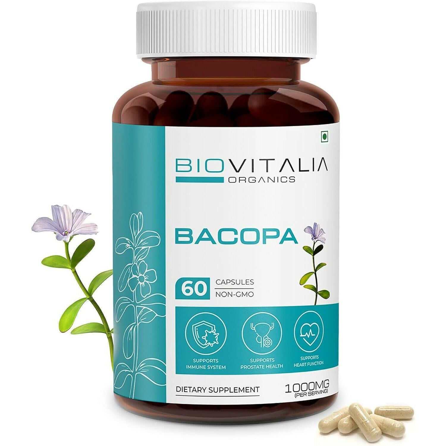 Biovitalia Organics Bacopa Capsule For Men & Women