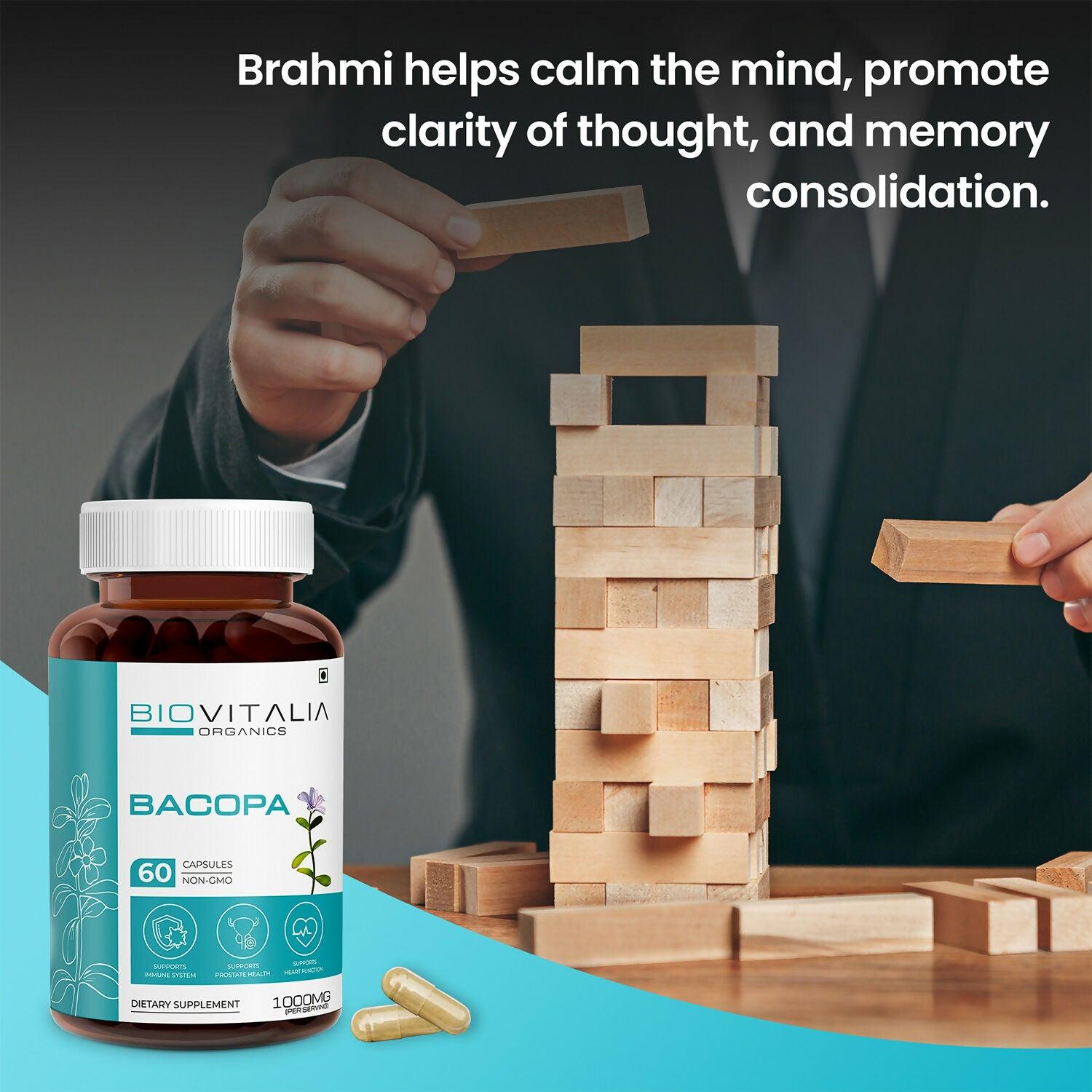 Biovitalia Organics Bacopa Capsule For Men & Women