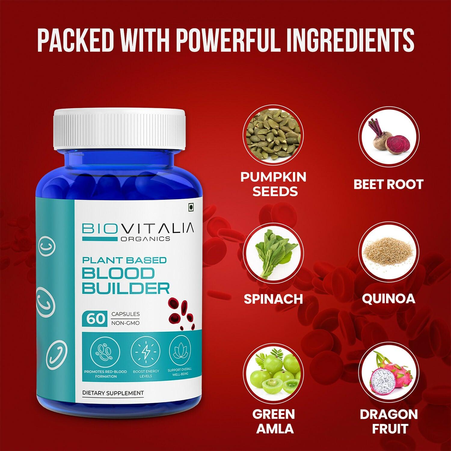 Biovitalia Organics Blood Builder Capsules