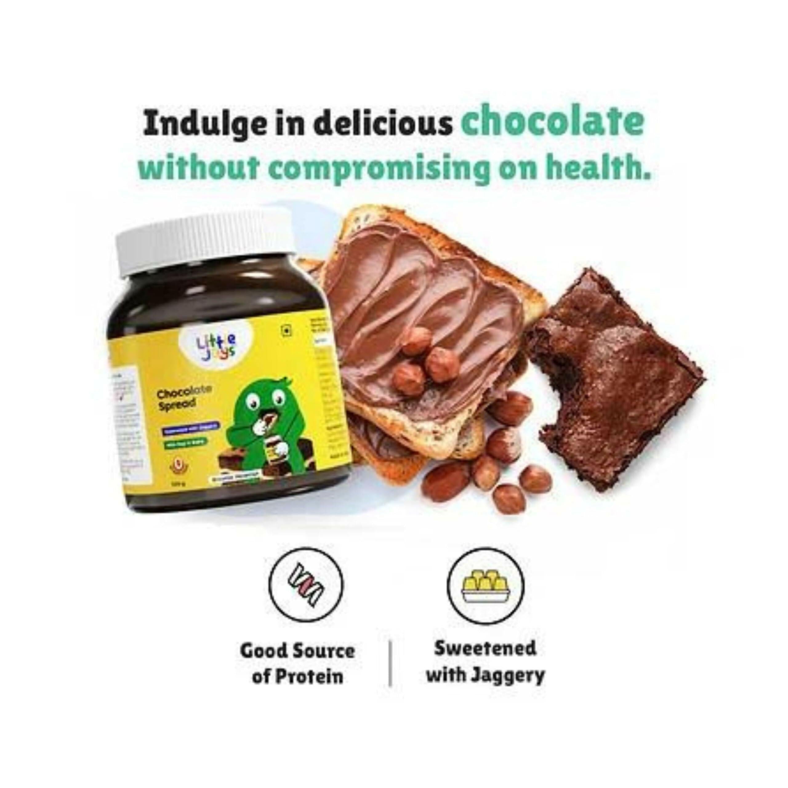 Little Joys Chocolate Spread for Kids With Hazelnut, Cocoa, Ragi & Bajra