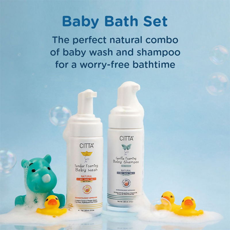 Citta Baby & Kids Baby Bath Set - Baby Body Wash & Baby Shampoo