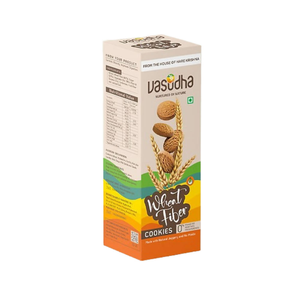 Vasudha Nurtured By Nature Wheat Fiber Cookies