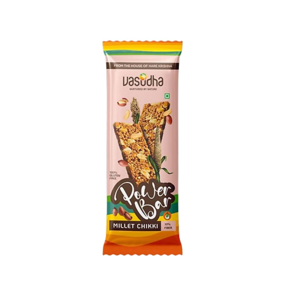 Vasudha Nurtured By Nature Millet Chikki Power Bar