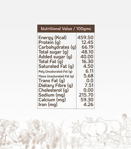 Vasudha Nurtured By Nature Millet Chikki Power Bar