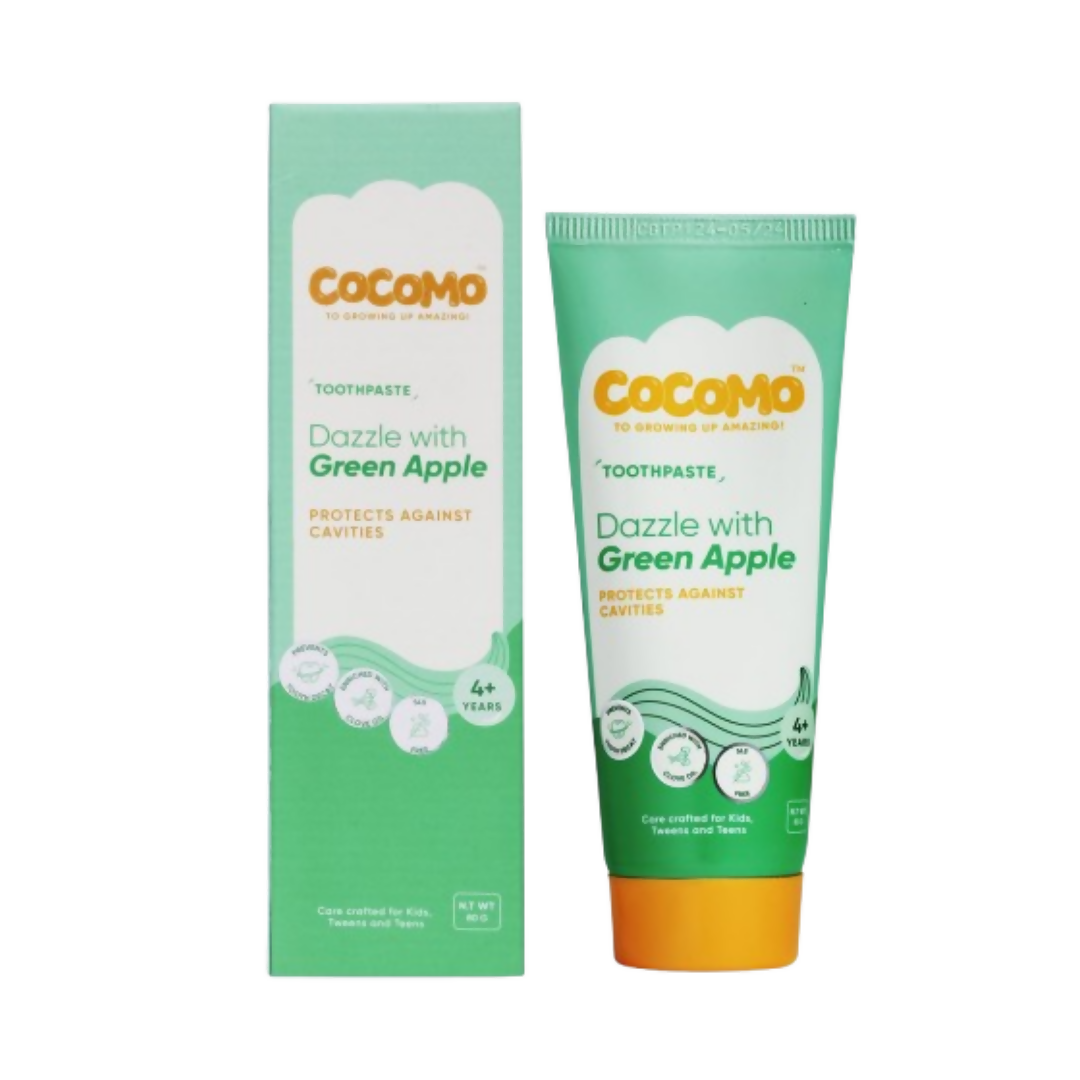 Cocomo Dazzle With Green Apple Toothpaste For Kids