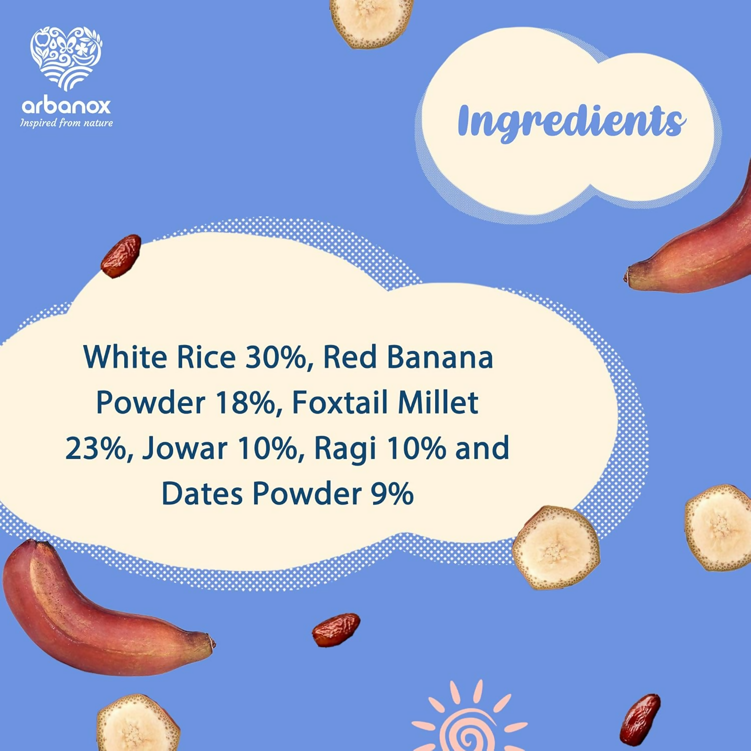 Babyvita Arbanox Red Banana Dates Rice Wholesome Blend For Little Ones Trusted By Parents