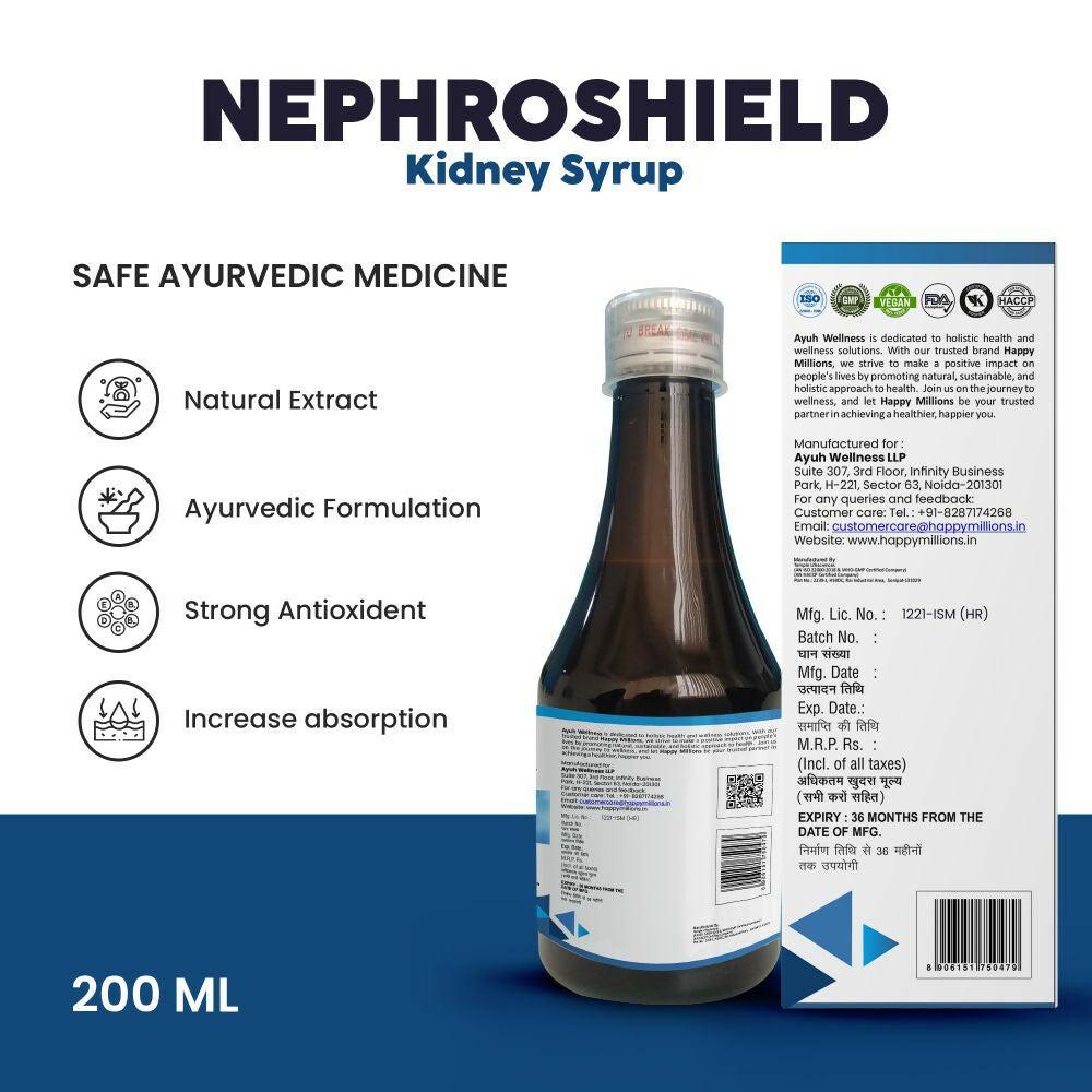 HappyMillions NephroShield Kidney Health Syrup