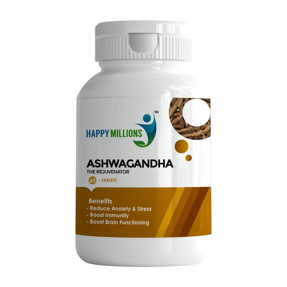 HappyMillions Ayurvedic Ashwagandha Tablets