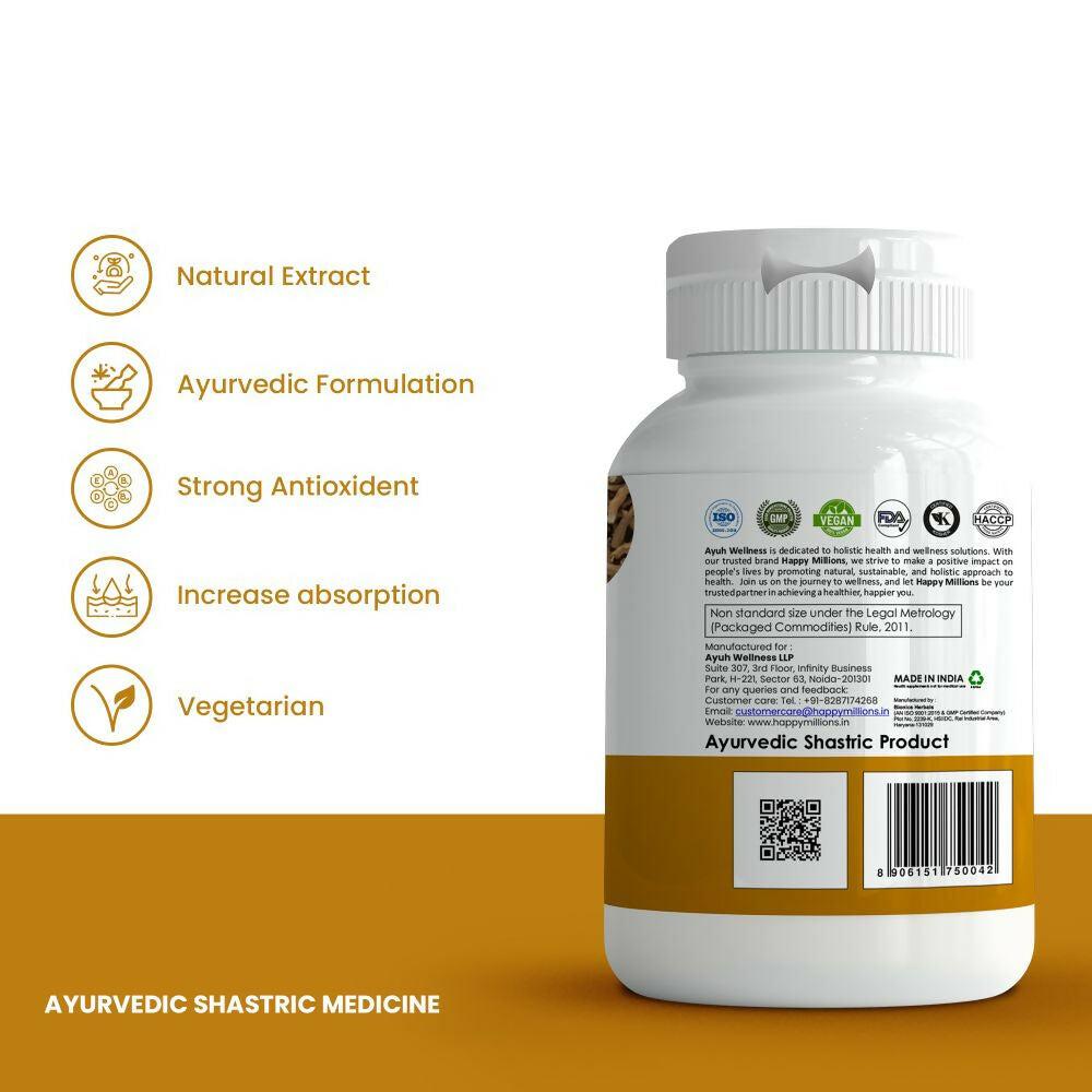 HappyMillions Ayurvedic Ashwagandha Tablets