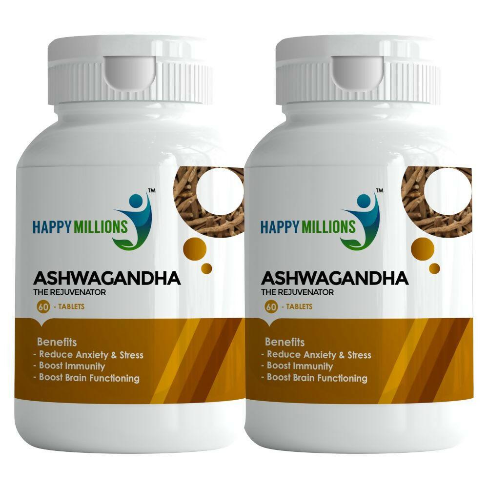 HappyMillions Ayurvedic Ashwagandha Tablets