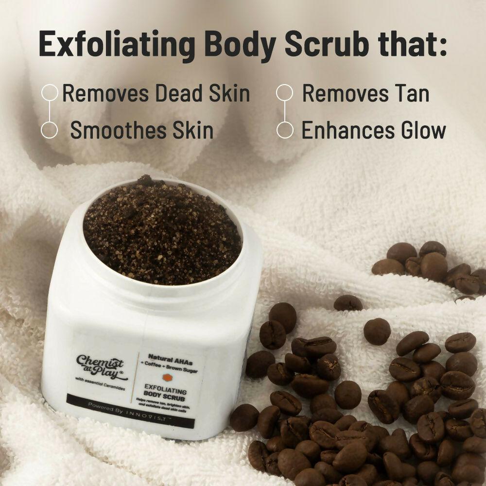 Chemist At Play Exfoliating Body Scrub + AHA Body Lotion Combo