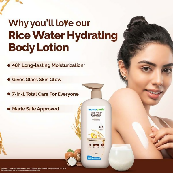 Mamaearth Rice Water Hydrating Body Lotion