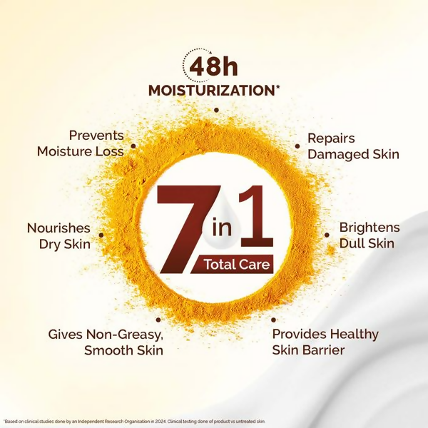 Mamaearth Ubtan Moisturizing Body Lotion with Turmeric & Saffron For Glowing Skin