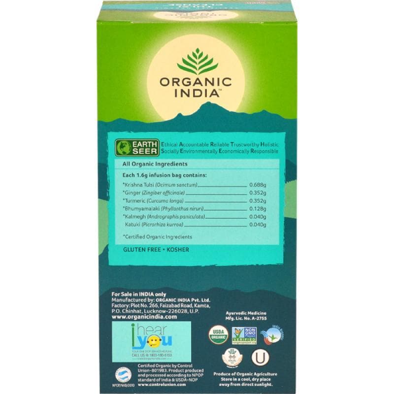 Organic India Tulsi Cleanse 25 Tea Bags