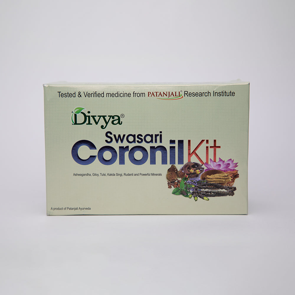 Patanjali Divya Coronil Kit - Coronil Tablet, Anu Taila, Swasari Vati