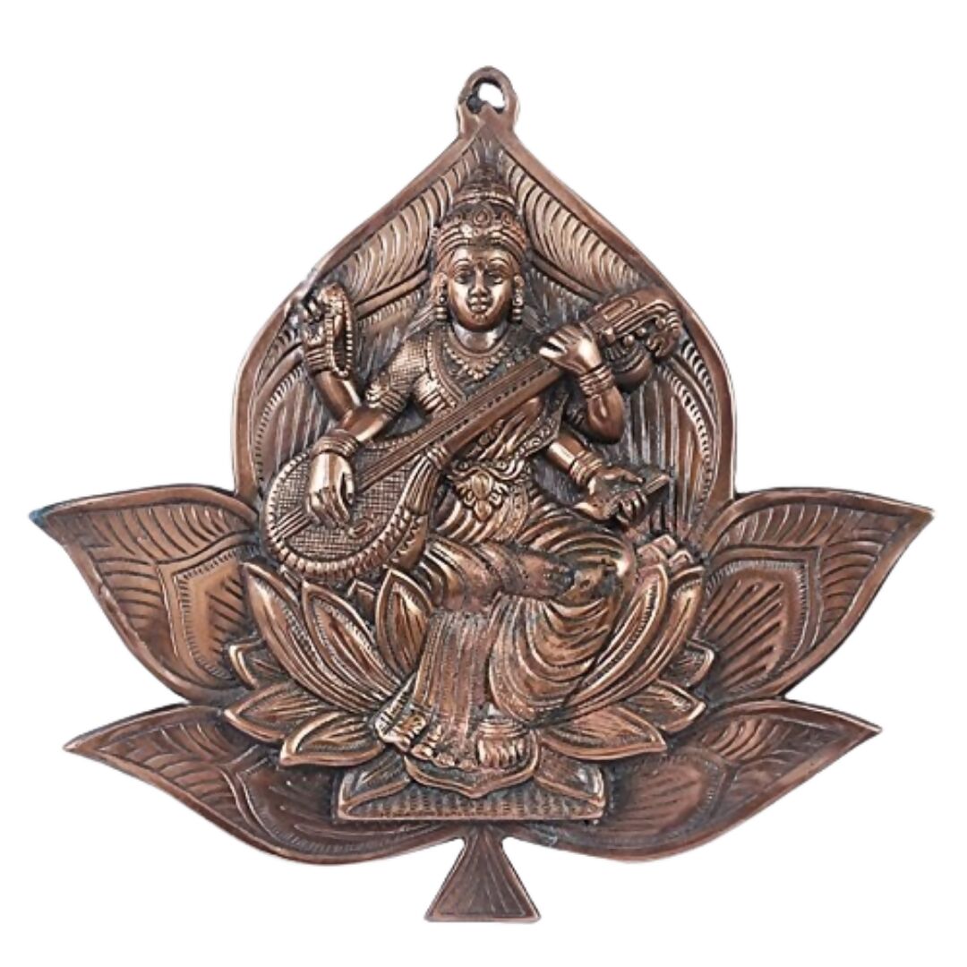 Wall Hanging Goddess Saraswati Idol