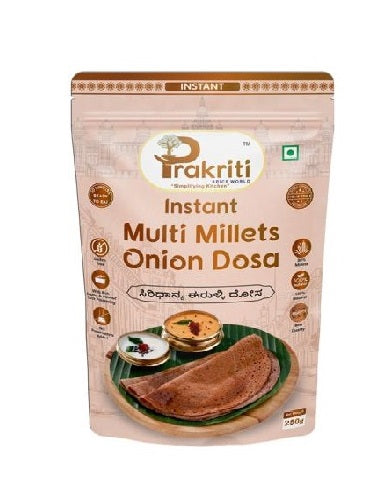 Instant Multi Millets Onion Dosa- Prakriti Spice World