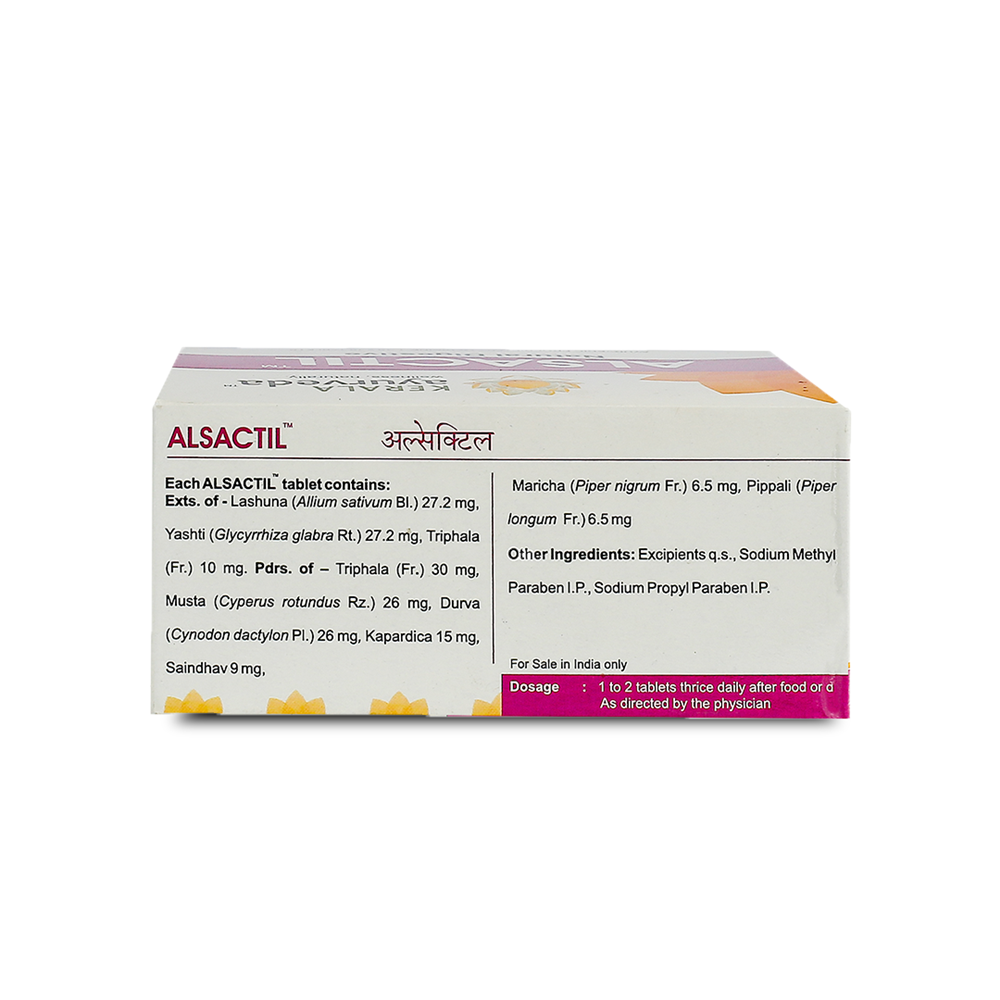 Kerala Ayurveda Alsactil Tablets