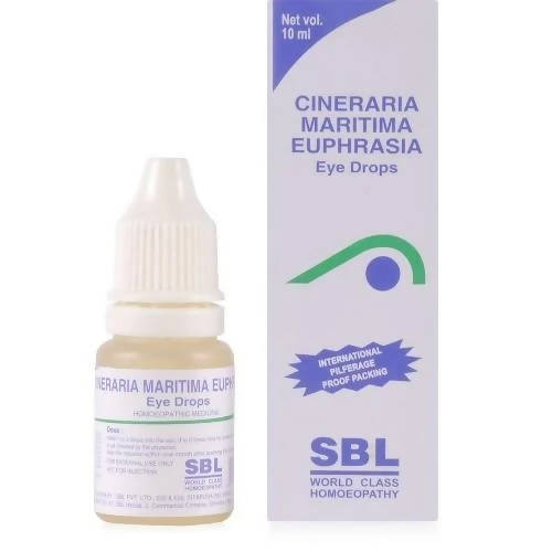 SBL Homeopathy C-ineraria Maritima Euphrasia Eye Drops