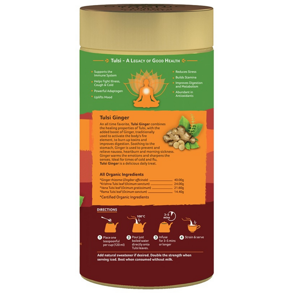 Organic India Tulsi Ginger Green Tea