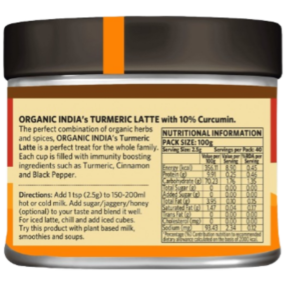 Organic India Turmeric Latte Instant Premix