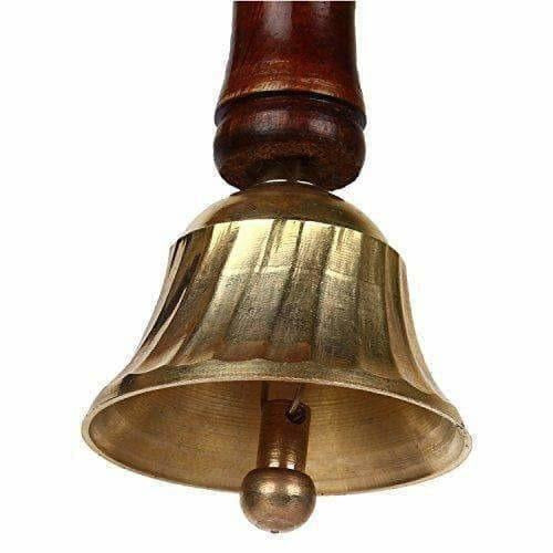 Brass & Wooden Pooja Prayer Ghanta - Indian Hindu Festivals