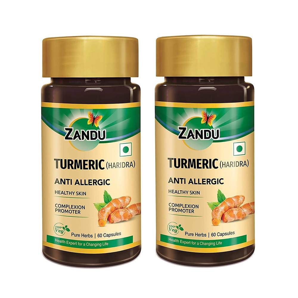 Zandu Turmeric (Haridra) Anti Allergic Capsules