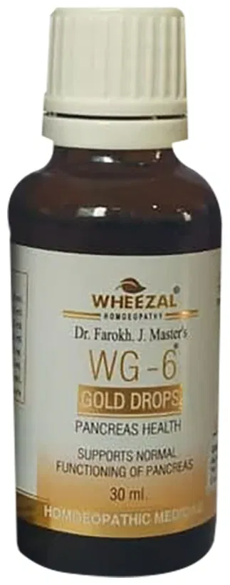 Wheezal Homeopathy WG-6 Gold Drops