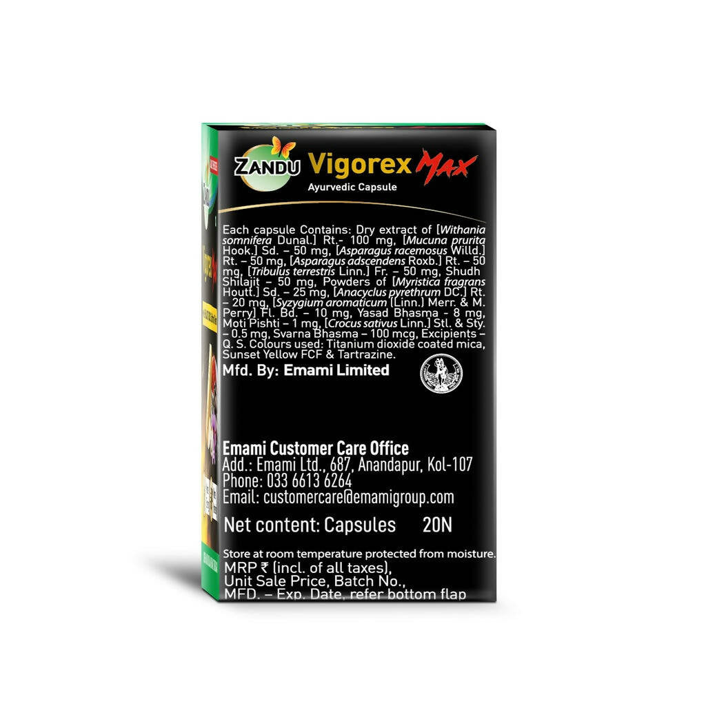 Zandu Vigorex Max Capsules