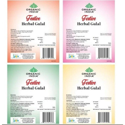 Organic India Organic Holi Colours - 200 gms