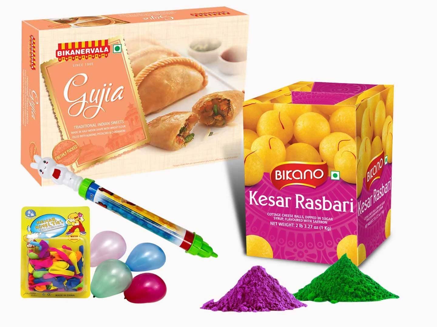 Bikano Kesar Rasbhari With Holi Ghujia