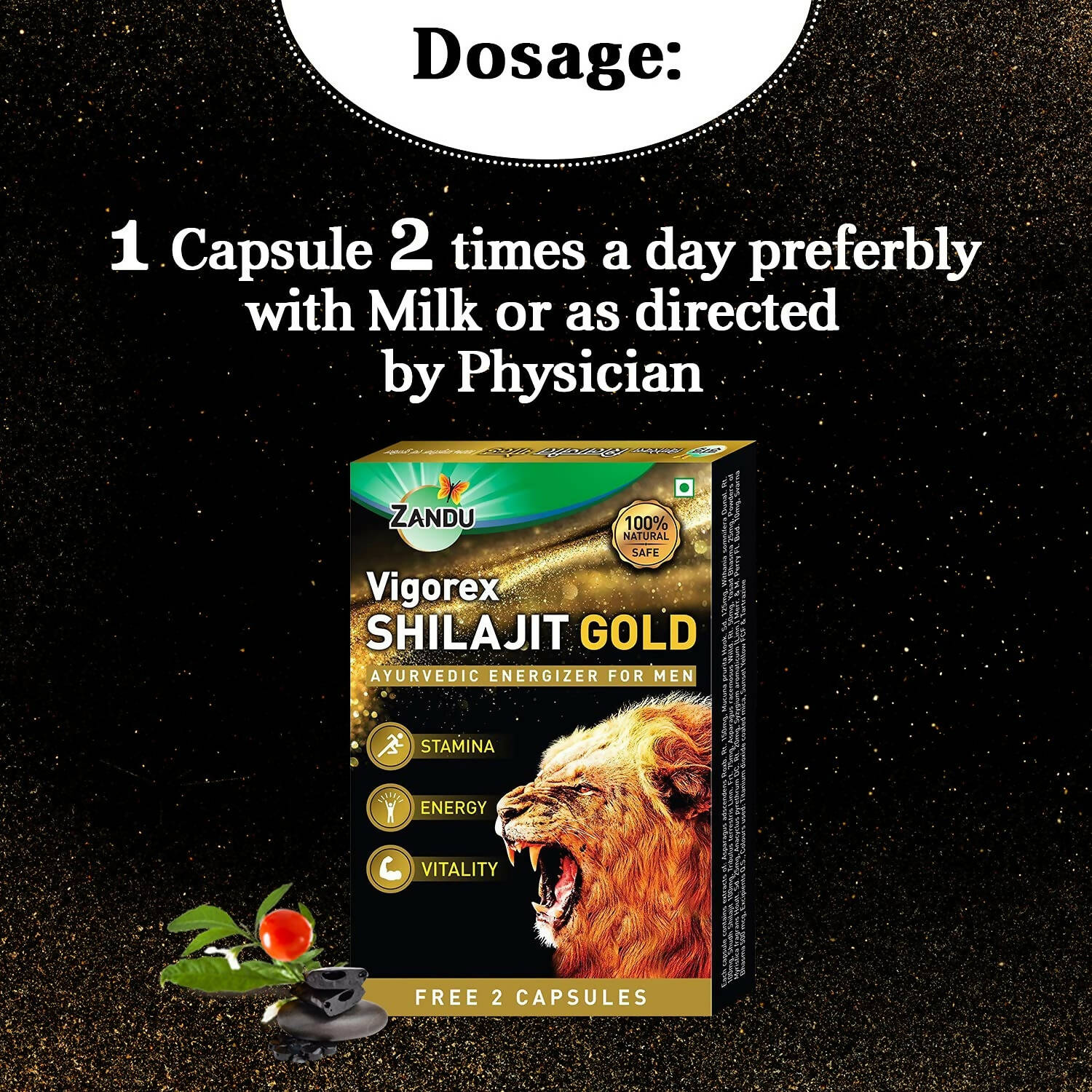 Zandu Vigorex Sj Gold Capsules