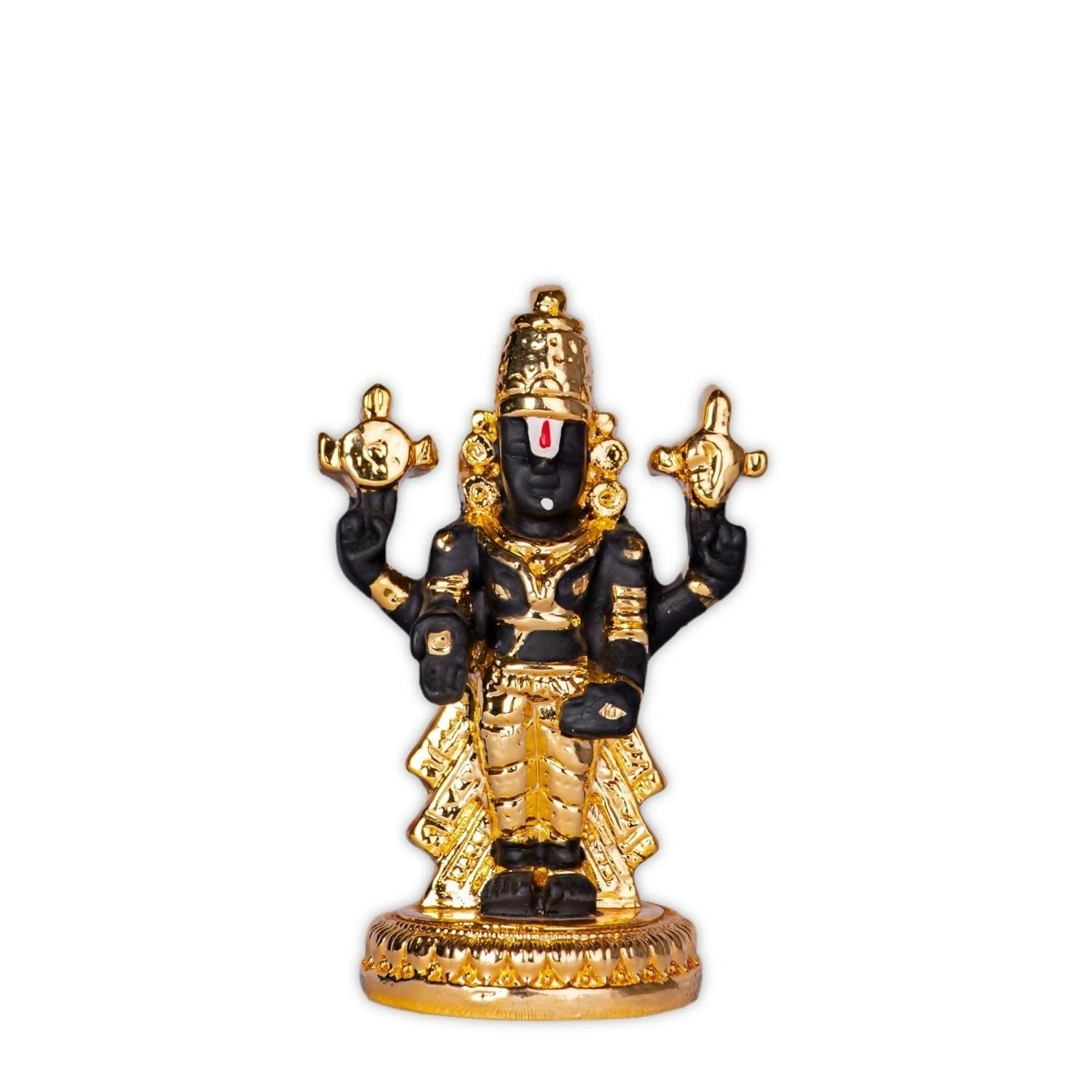 House Of Wemy 24k Gold Plated Premium Balaji Statue