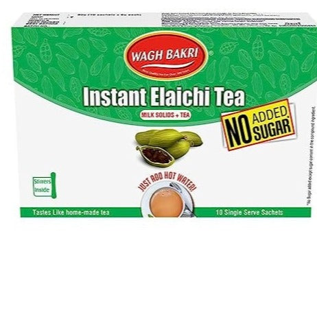 Wagh Bakri Elaichi Instant Tea Premix - No Added Sugar (80 gm)