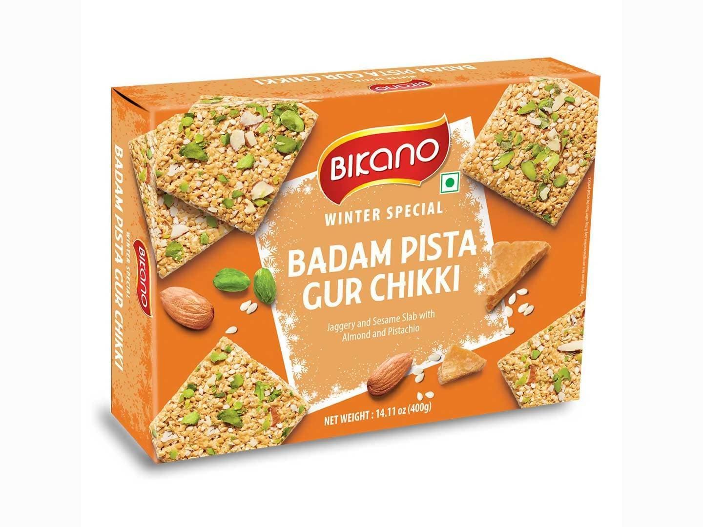 Bikano Badam Pista Gur Chikki