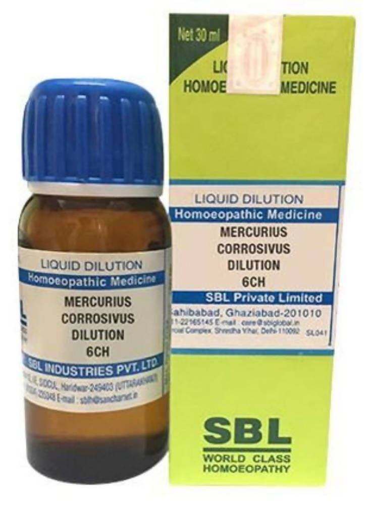 SBL Homeopathy Mercurius Corrosivus Dilution