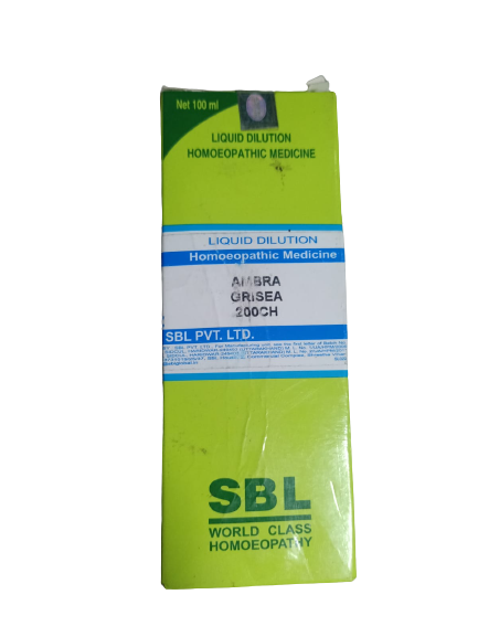 SBL Homeopathy Ambra Grisea Dilution