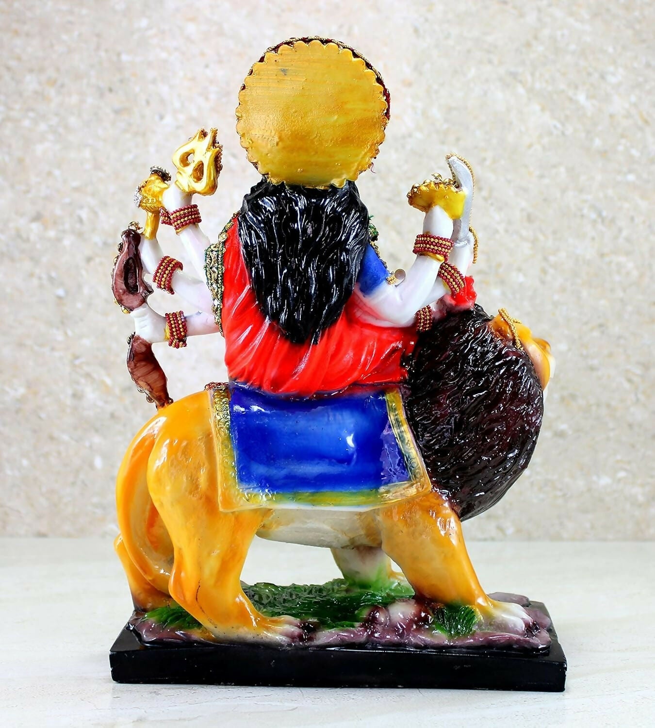 Esplanade Resin Maa Durga Mata Rani Sherawali Murti Idol