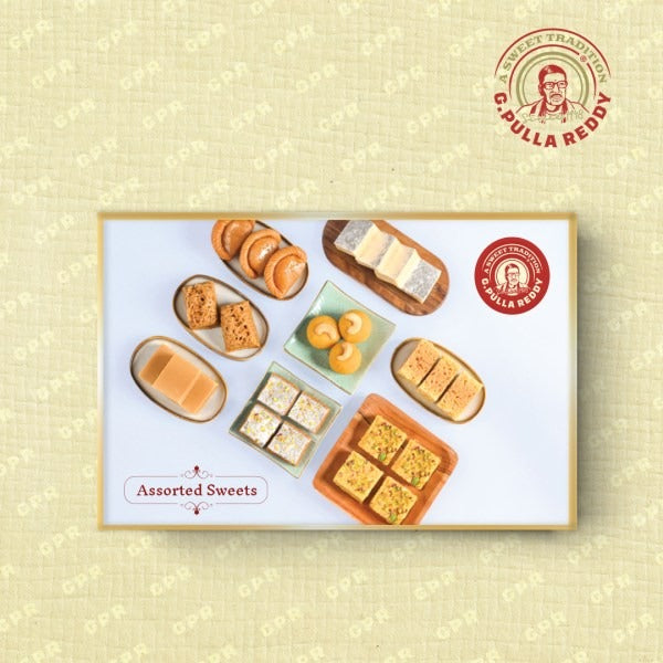 Pulla Reddy Assorted Sweets | Pure Ghee Assorted Sweets for Gifting | Pulla Reddy Assorted Ghee Indian Sweets