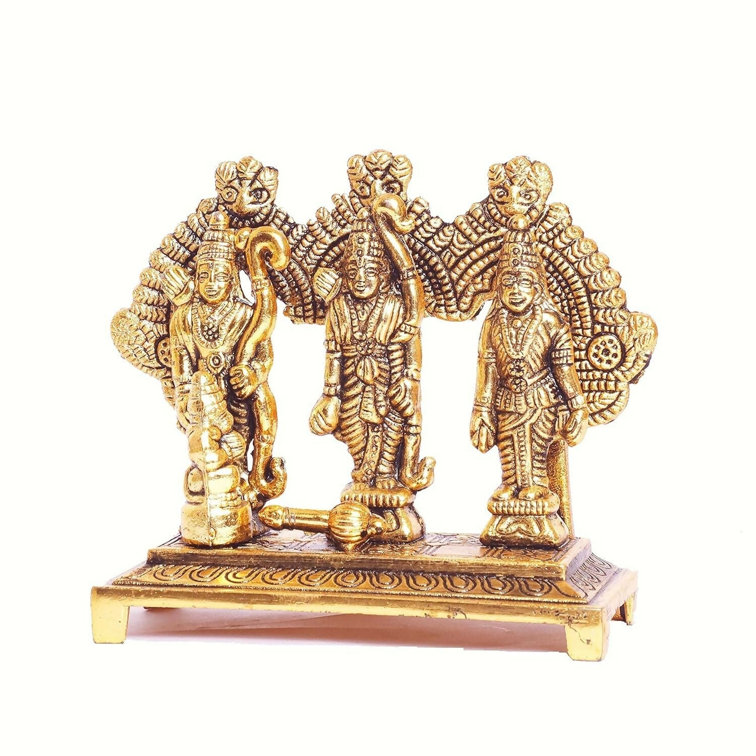 KridayKraft Shri Ram Darbar Metal Statue