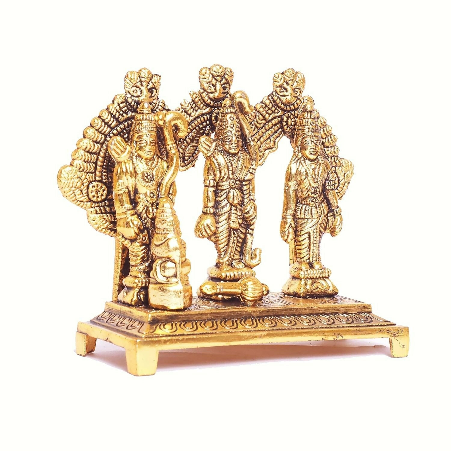 KridayKraft Shri Ram Darbar Metal Statue