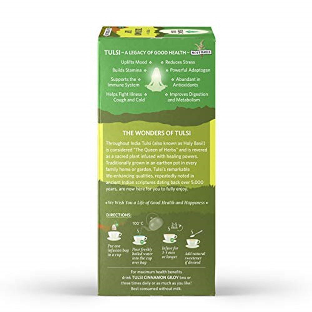 Organic India Tulsi Cinnamon Giloy Tea Bags