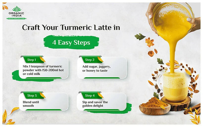 Organic India Turmeric Latte Instant Premix